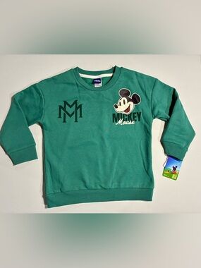 Disney Mickey Mouse Green Sweatshirt